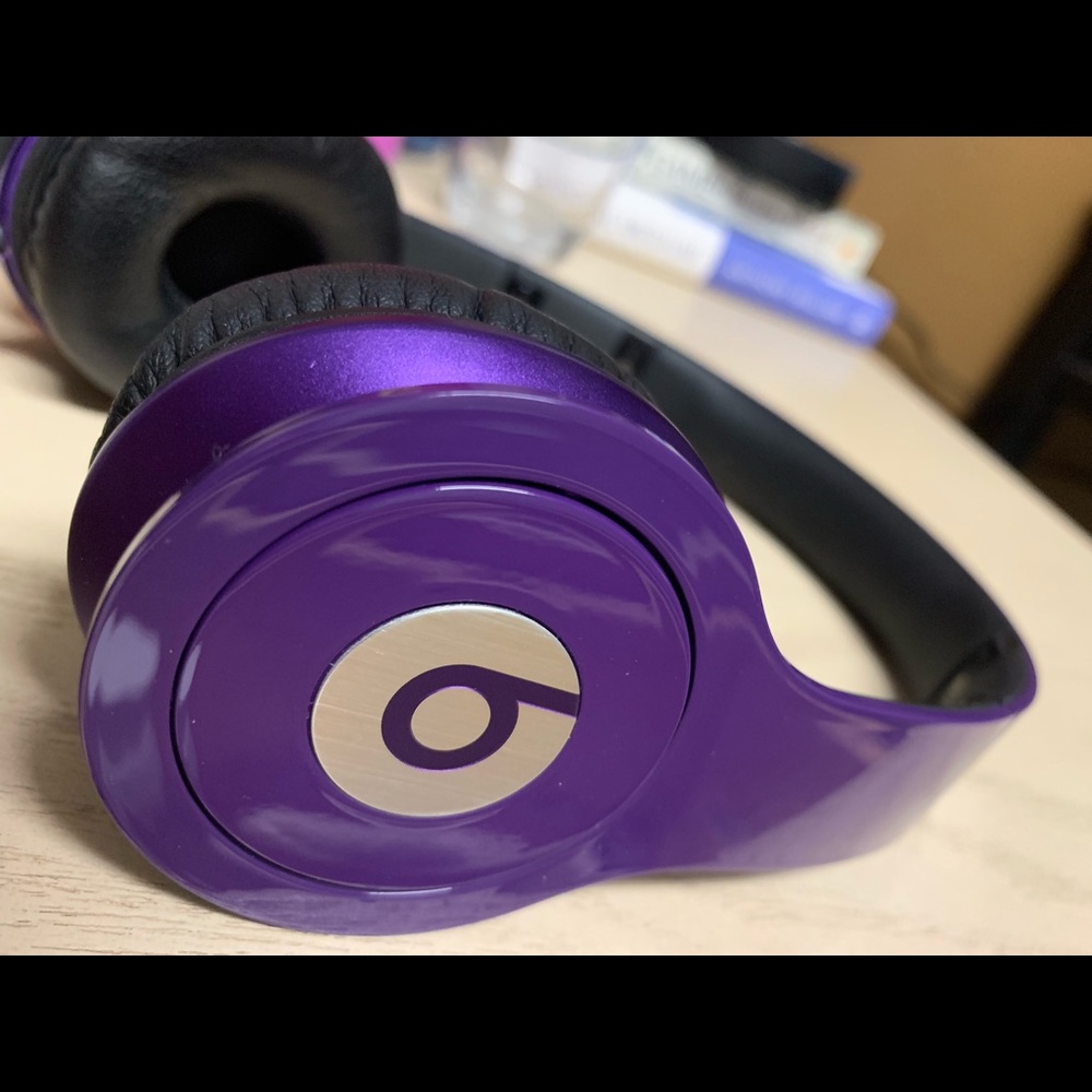 Purple Beats Headphones - like new!